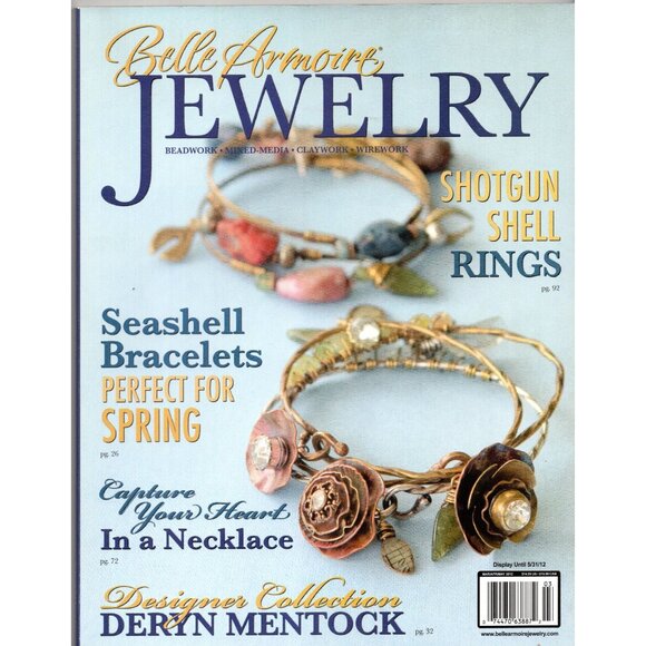 Belle Armoire Jewelry Magazine Spring 2012 Issue Beadwork Mixed Media Claywork W - Picture 1 of 3